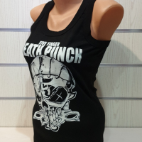 Нов дамски потник с дигитален печат на музикалната група Five Finger Death Punch, снимка 7 - Потници - 36505775