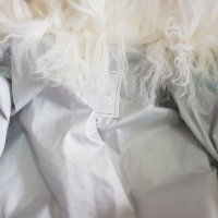Марково италианско яке,непромокаема материя,естествена кожа,естествен косъм лама, снимка 8 - Палта, манта - 35373929
