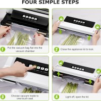 Уред за вакуумиране,Bonsenkitchen Vacuum Sealer,Нова,Гаранция, снимка 3 - Други - 44042865