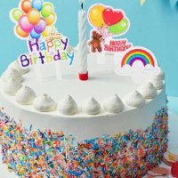 25 бр мече с балони картон топери мъфини кексчета торта рожден ден украса, снимка 3 - Други - 33242634
