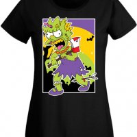 Дамска тениска The Simpsons Lisa Simpson 01,Halloween,Хелоуин,Празник,Забавление,Изненада,Обичаи,, снимка 2 - Тениски - 38154299