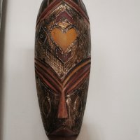 Африканска  маска Ашанти от Гана, снимка 5 - Антикварни и старинни предмети - 37296372