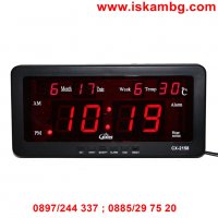 Настолен електронен дигитален постоянно светещ часовник с термометър за стая с календар деня от седм, снимка 5 - Други стоки за дома - 28460116