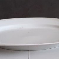 Порцеланова чешка овална чиния, плато за сервиране, снимка 1 - Антикварни и старинни предмети - 43681137
