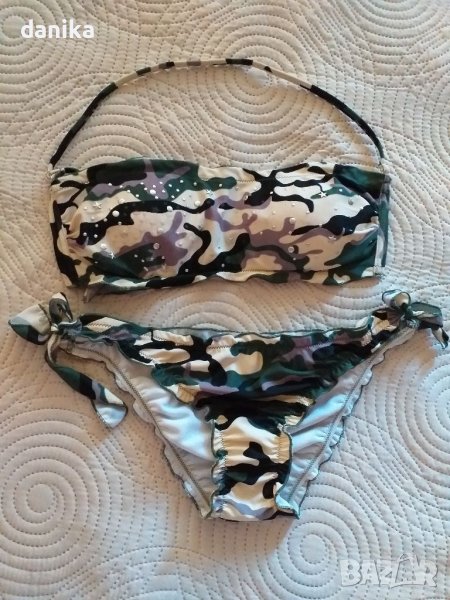 Дамски бански  камуфлаж M   , снимка 1