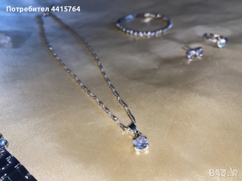 Комплект бижута + часовник, снимка 1