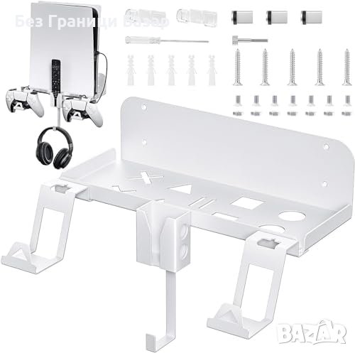 Нов Стенен Стелаж за PS5 с Охлаждане и Модулен Дизайн Плейстейшън, снимка 1