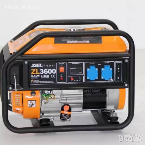 Генератор за ток ZIEL ZL3600 3.5KW Монофазен, снимка 1