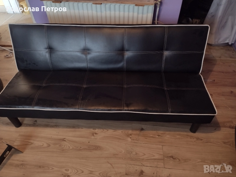 канапе кожа, снимка 1