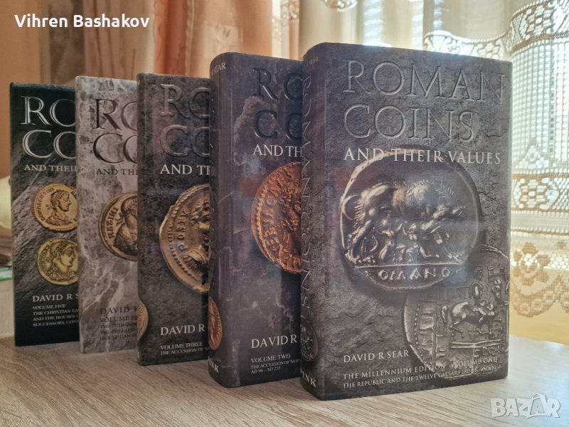 Roman Coins and Their Values Volume 1,2,3,4,5: Millenium Edition, снимка 1