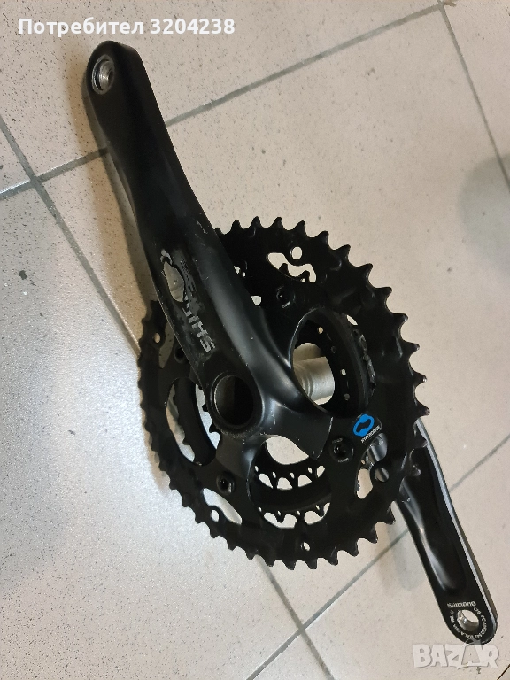 Корубели на куха ос Shimano Deore FC-M552 3-плочи 42/32/24 | 9 - 10 скорости | Hollowtech II, снимка 1