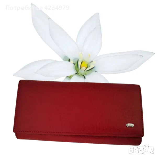 Дамски кожен портфейл , снимка 1