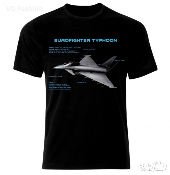 Мъжка Тениска Dassalut Rafale Air Fighter Aircraft Jet Luftkampf Flugzeug Blueprint , снимка 1