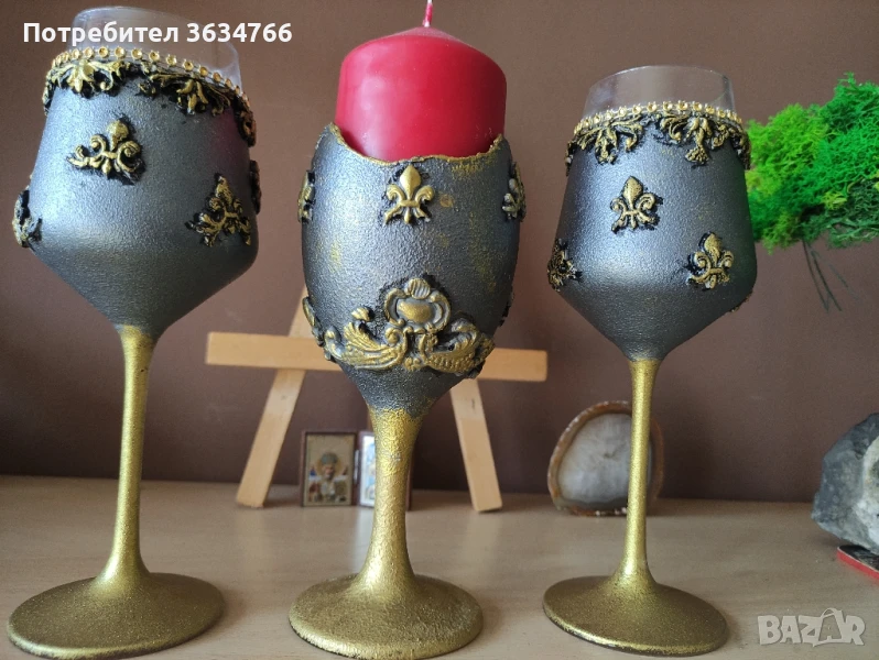 ръчно рисувани чаши, снимка 1