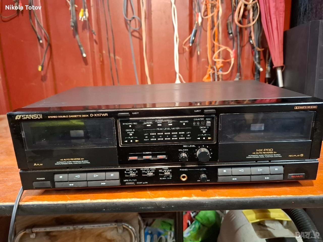Продава се двукасетен дек Sansui D-X117WR. , снимка 1