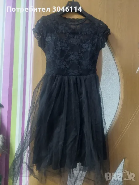 дамска рокля с тюл, снимка 1