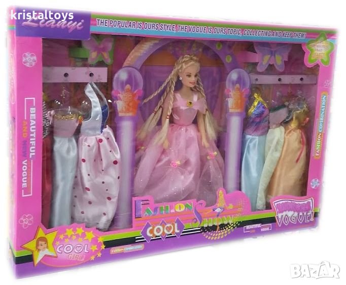 Кукла Барби с аксесоари Модно ревю FASHION SHOW, снимка 1