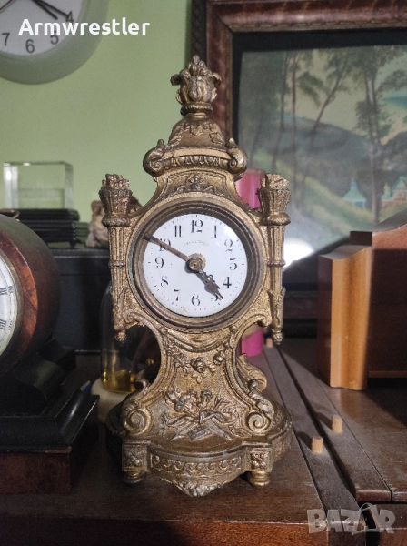 Стар Механичен Часовник с Махало, снимка 1