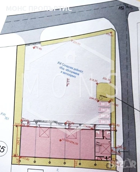УПИ с разрешение за строеж за складова база, автосервиз гр. Севлиево, снимка 1