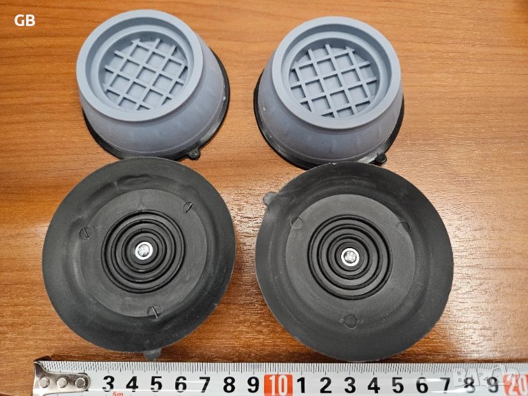 Комплект 4 бр. антивибрационни подложки за пералня, снимка 1