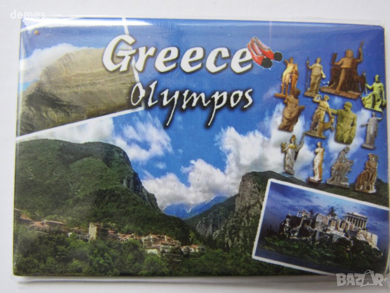 Метален магнит от Олимп, Гърция, снимка 1
