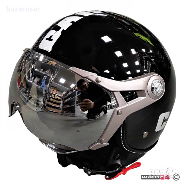 Каска за Мотор К200 Черна/72044/, снимка 1