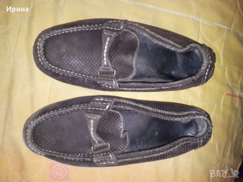 Мокасини естествена кожа 42 номер , снимка 1