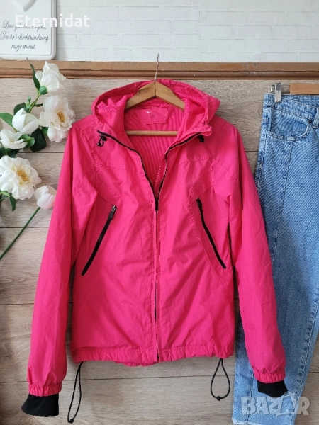 Розово спортно яке с качулка H&M , снимка 1