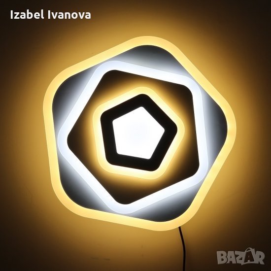 Плафониера с дистанционно управление 95 W ЛЕД - НОВО, снимка 1