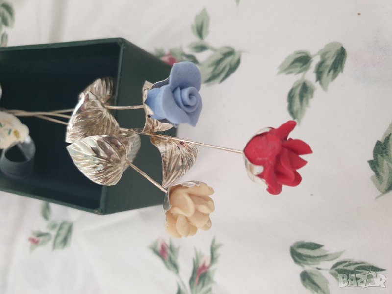 цветя от сребро 1, снимка 1