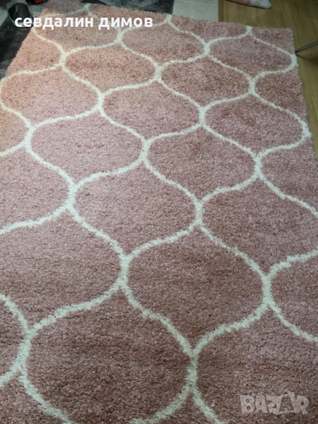 Килим розов, снимка 1
