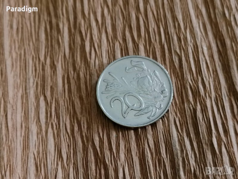 Монета - Южна Африка - 20 цента | 1976г., снимка 1