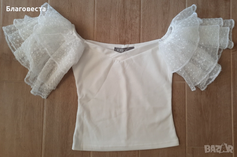 Блуза (топ) с бухнали ръкави , снимка 1