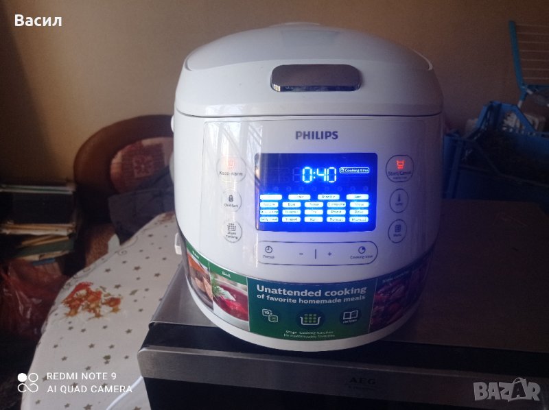 Многофункционален уред за готвене (мултикукър) PHILIPS HD4731/70, снимка 1