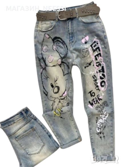 Дънки LFS Minnie Mouse 9942, снимка 1