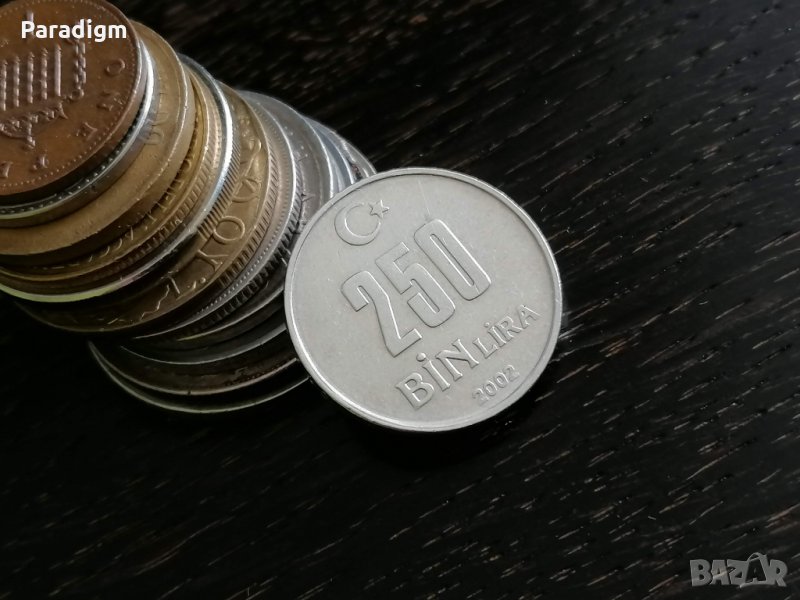 Монета - Турция - 250 000 лири | 2002г., снимка 1