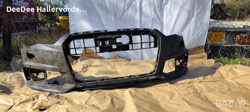 Предна броня за AUDI A6 C7 S-Line 4G0807437AB 6 PDC 2014-2018, снимка 1