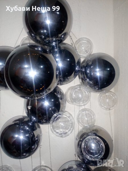  украса - топки, стъклени  норвежки, снимка 1