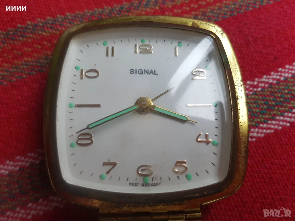 Джобен часовник будилник SIGNAL , снимка 1