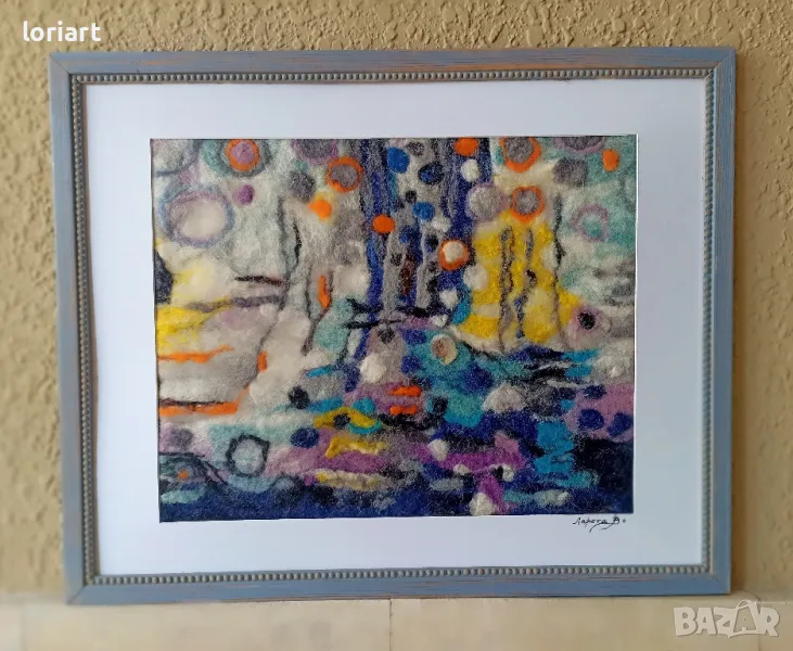 Вълнена живопис/плъст, снимка 1