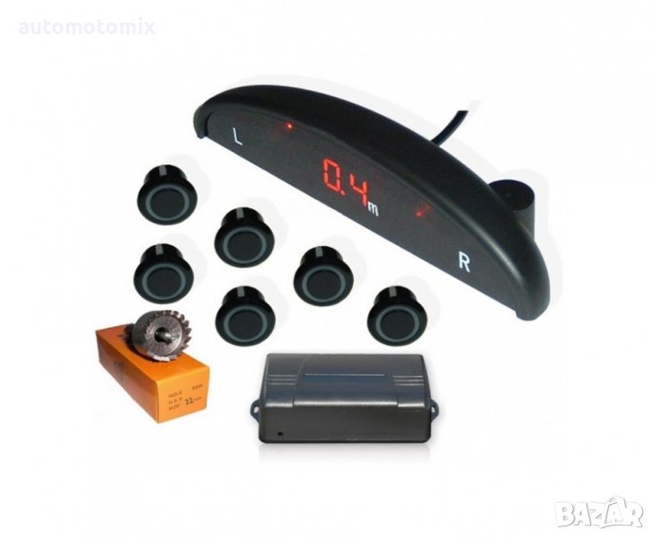 ПАРКТРОНИК С 6бр. ЧЕРНИ ДАТЧИКА, снимка 1