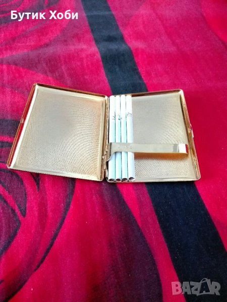 Луксозна японска метална кутия за цигари, снимка 1