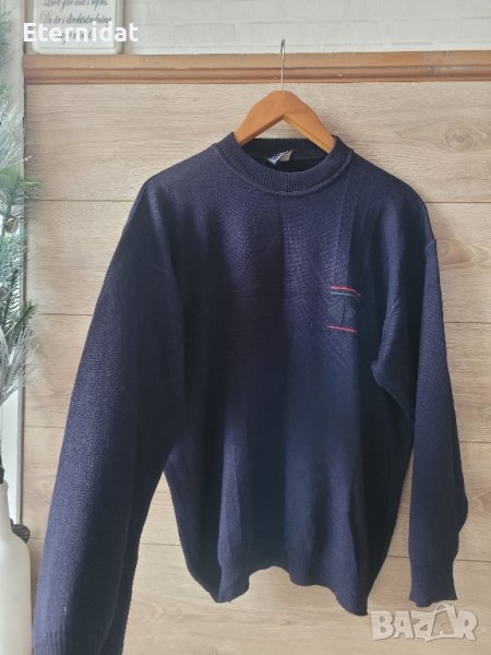 Мъжки тъмно син пуловер , снимка 1