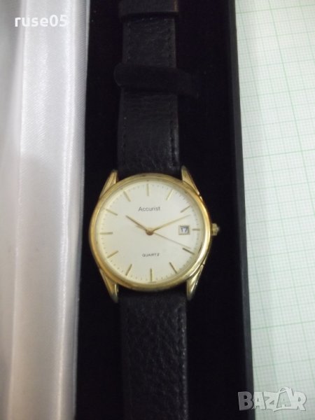 Часовник "Accurist" кварцов с каишка работещ, снимка 1