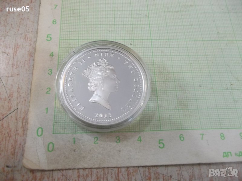 Монета "ELIZABETH II * NIUE * TWO DOLLARS 2013", снимка 1