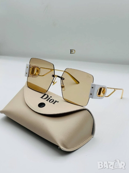 очила с черен обикновен калъф и ув защита christian dior fendi versace, снимка 1