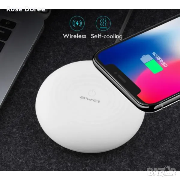 Безжично Зарядно rubber Charge, снимка 1