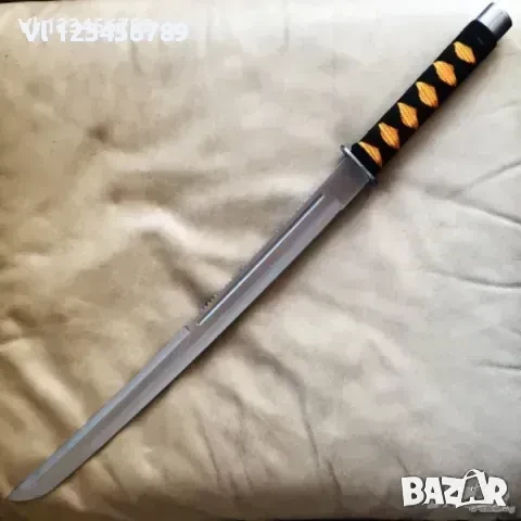 меч SEKIZO с кожен калъф, катана, самурай, снимка 1