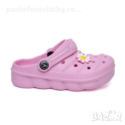 Детски чехли тип крокс розово 24/29, снимка 1