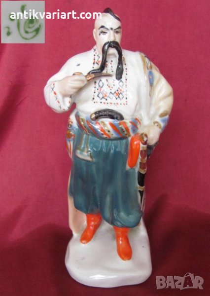 Стара Порцеланова Фигура-Руски Атаман маркирана, снимка 1